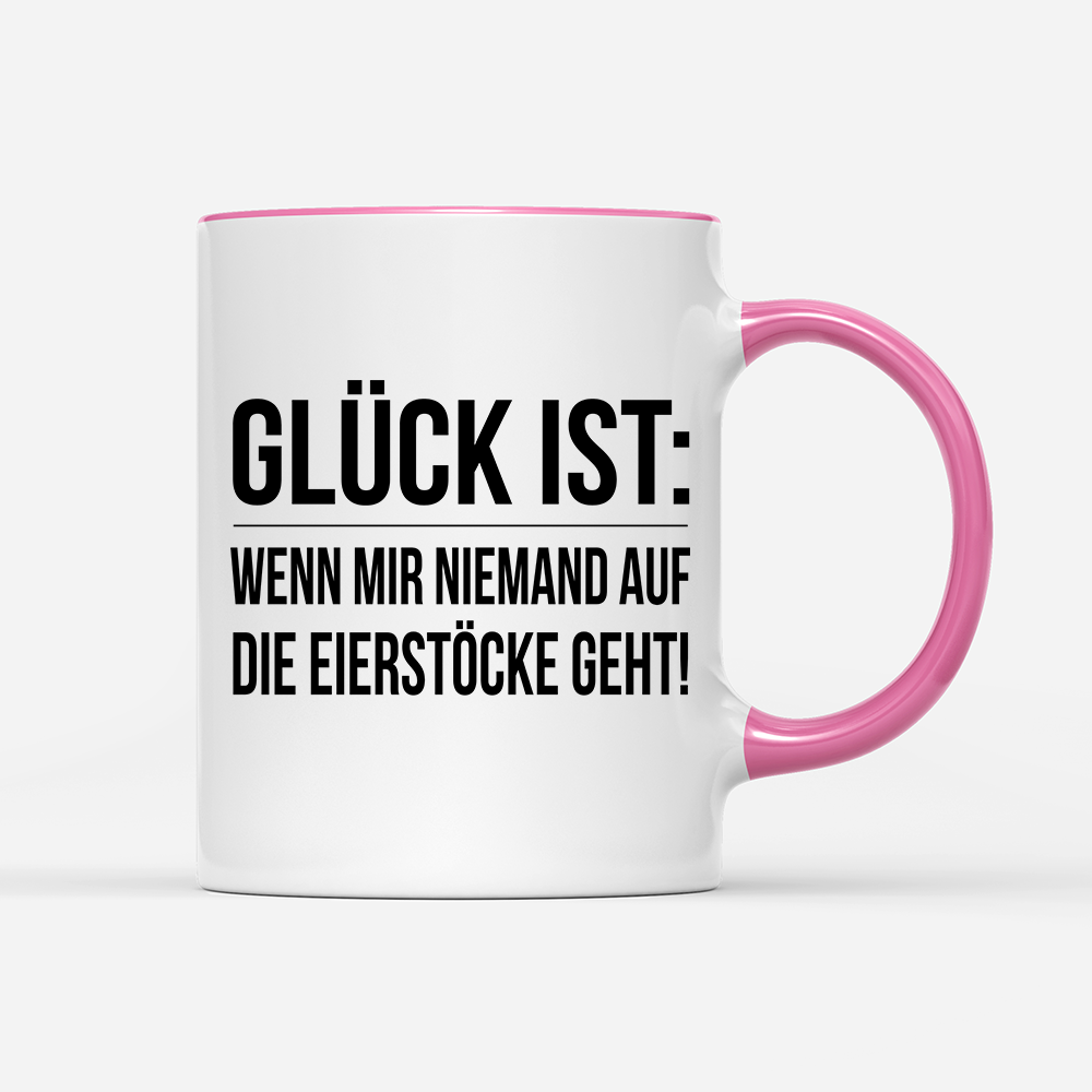 Tasse Glück ist Eierstöcke