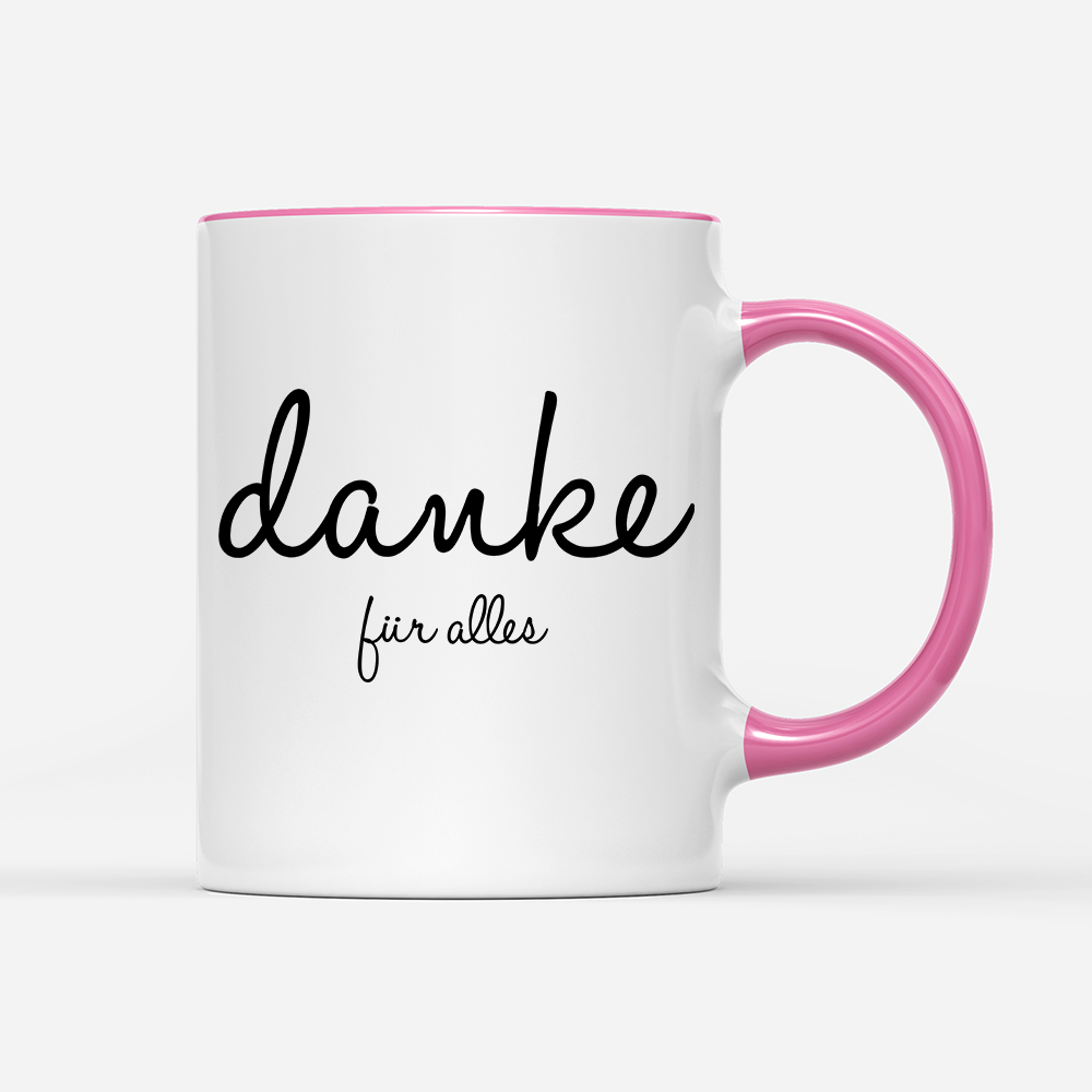 Tasse Danke für alles