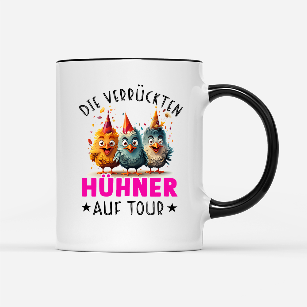 Tasse Verrückte Hühner