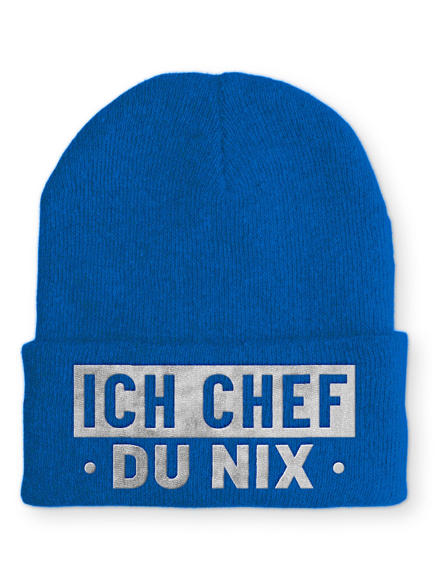 Mütze Ich Chef du nix