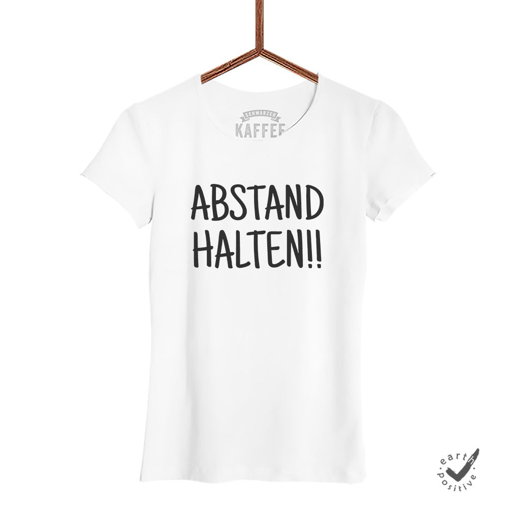 Damen T-Shirt Abstand halten