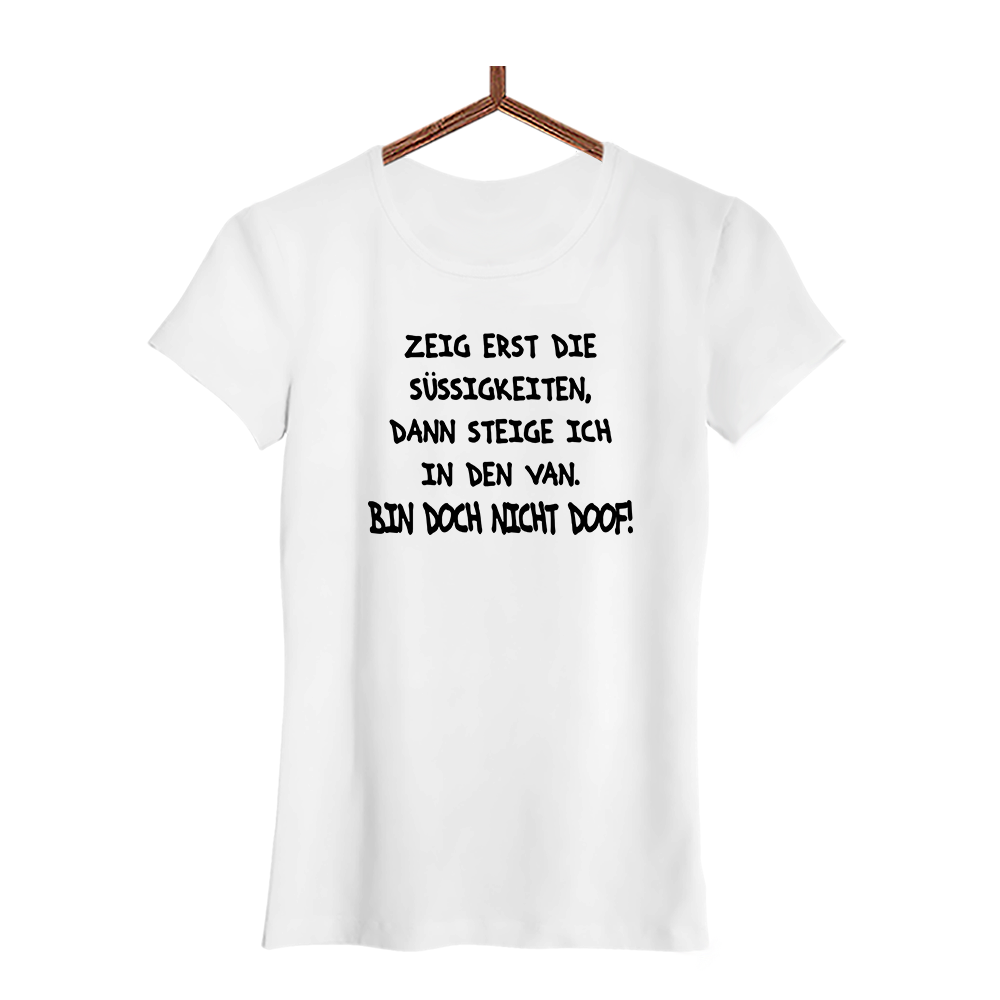 Damen T-Shirt Bin doch nicht doof