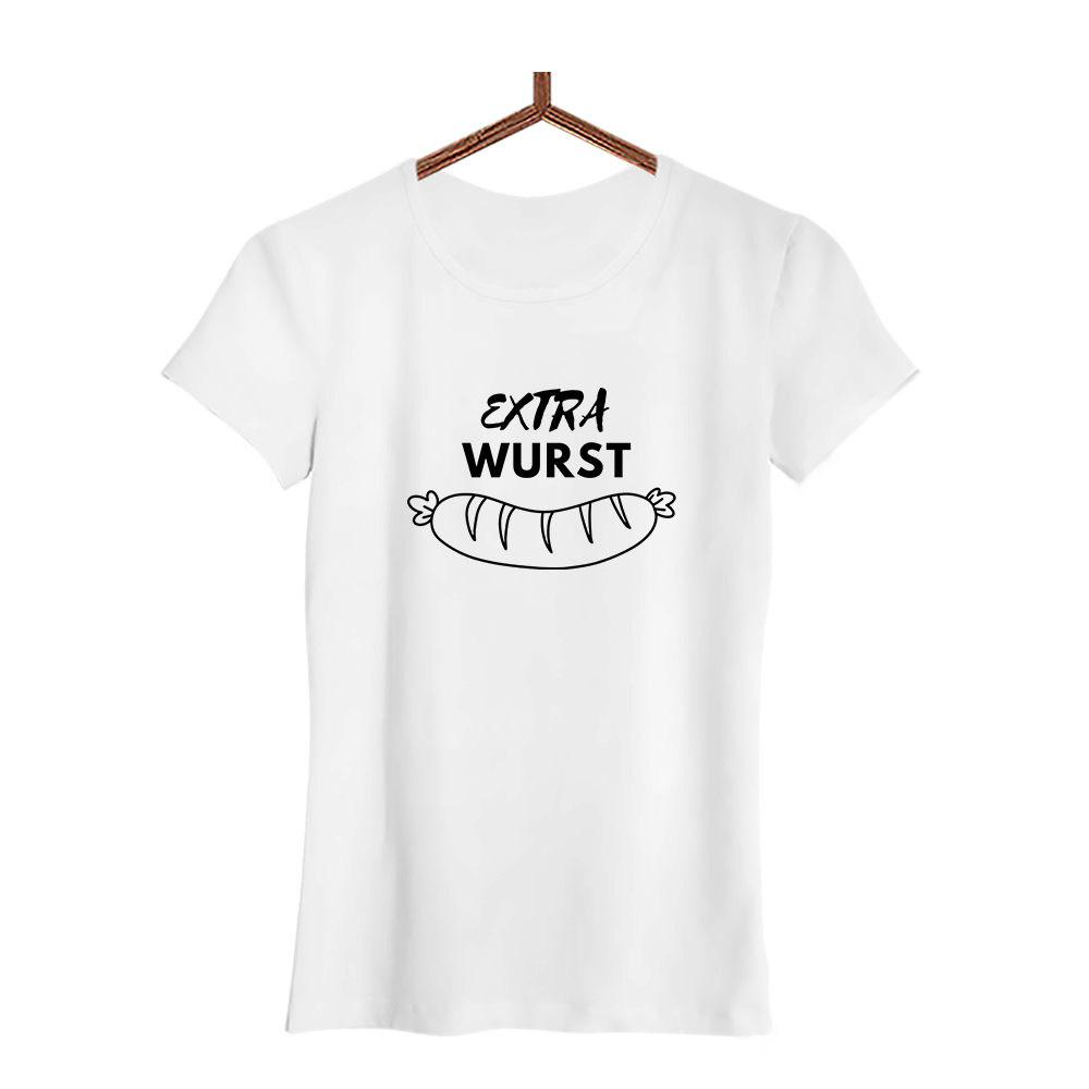 Damen T-Shirt Extra Wurst