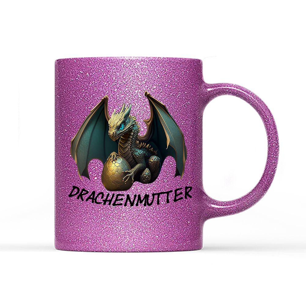 Tasse Glitzer Edition Drachenmutter