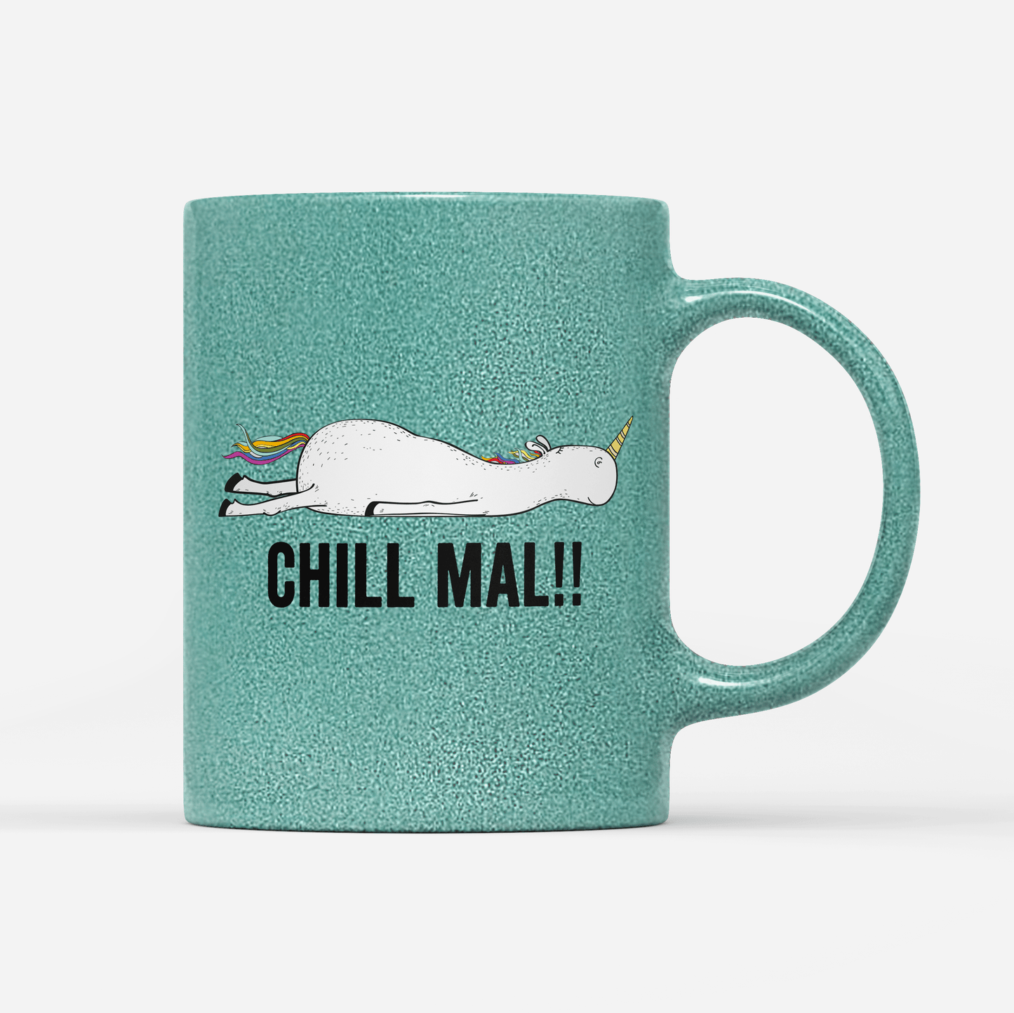 Tasse Glitzer Edition Chill mal