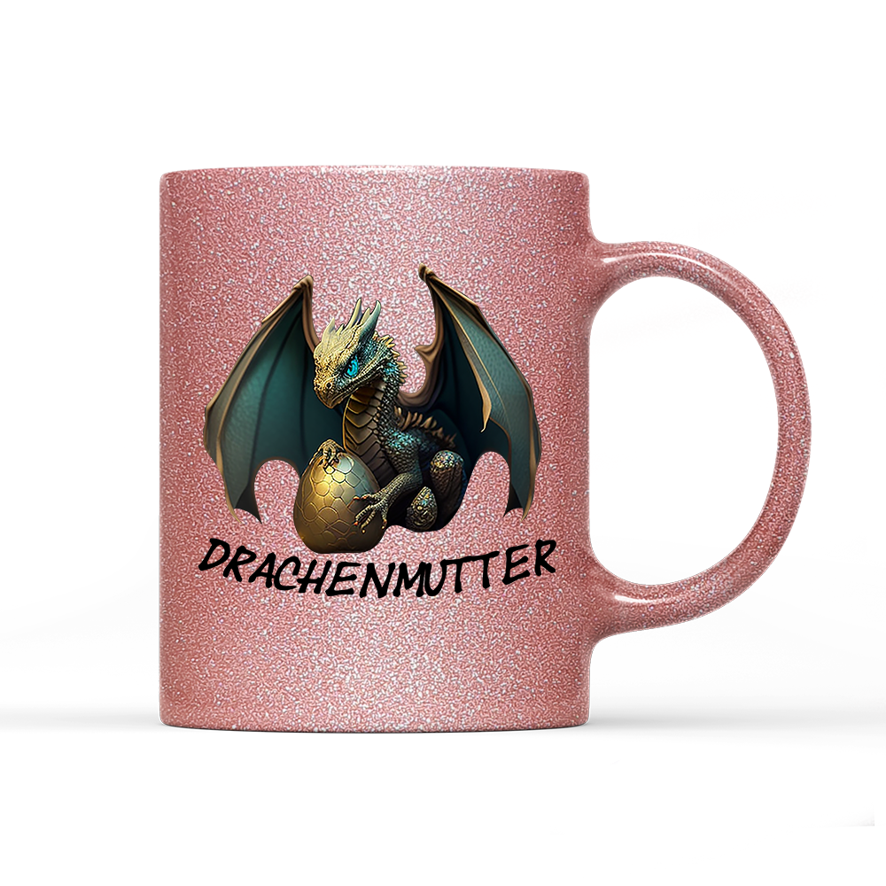 Tasse Glitzer Edition Drachenmutter