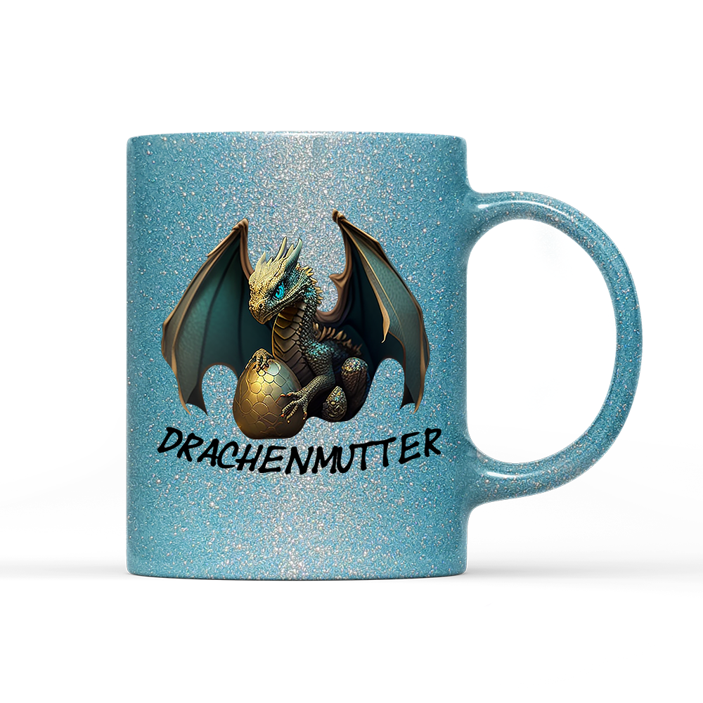 Tasse Glitzer Edition Drachenmutter