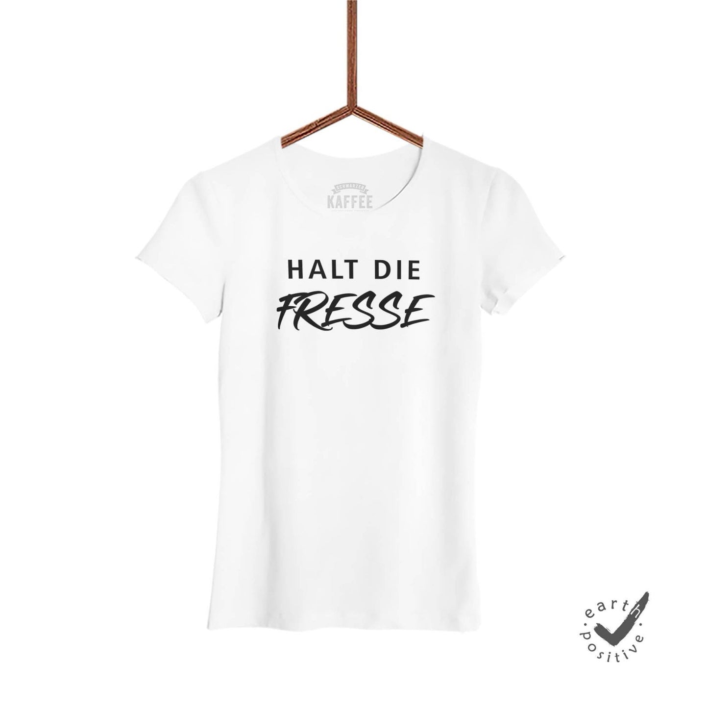 Damen T-Shirt Halt die Fresse