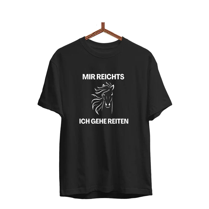 Kinder T-Shirt Mir reichts ich gehe Reiten