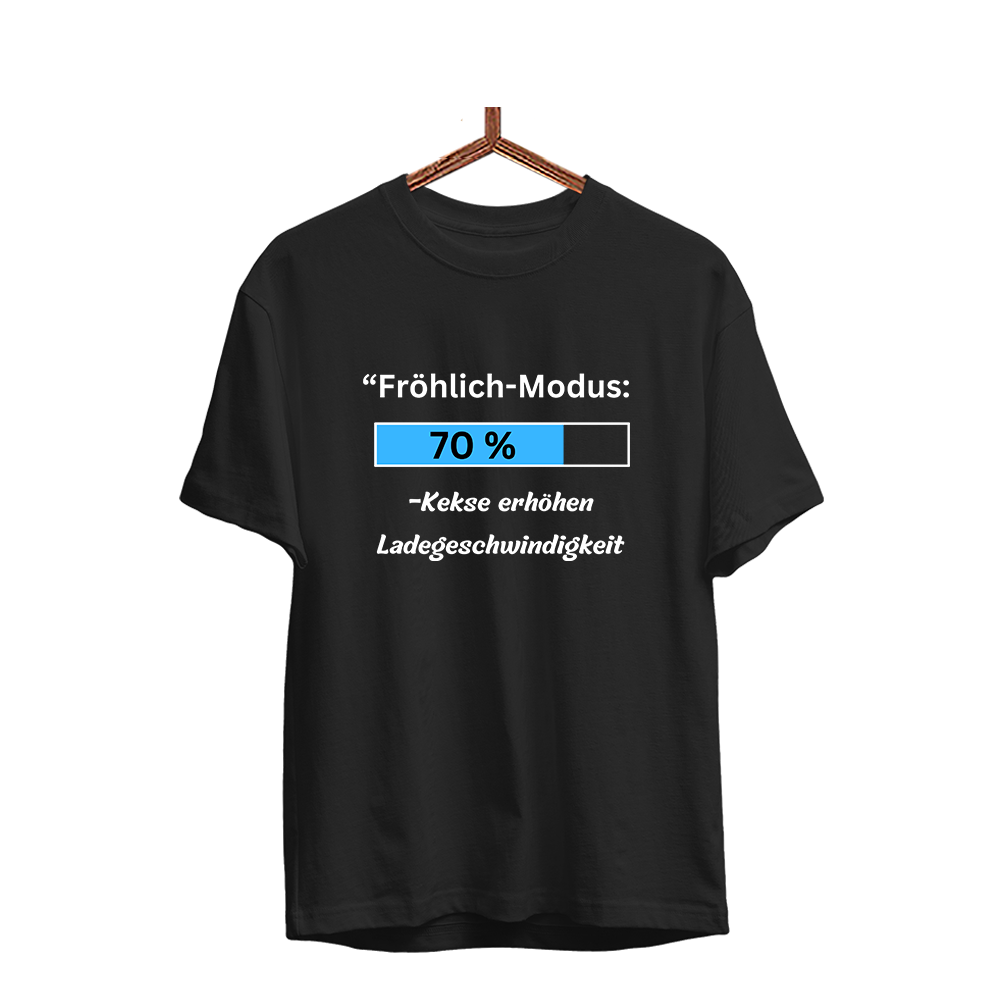 Kinder T-Shirt Fröhlich modus Blau