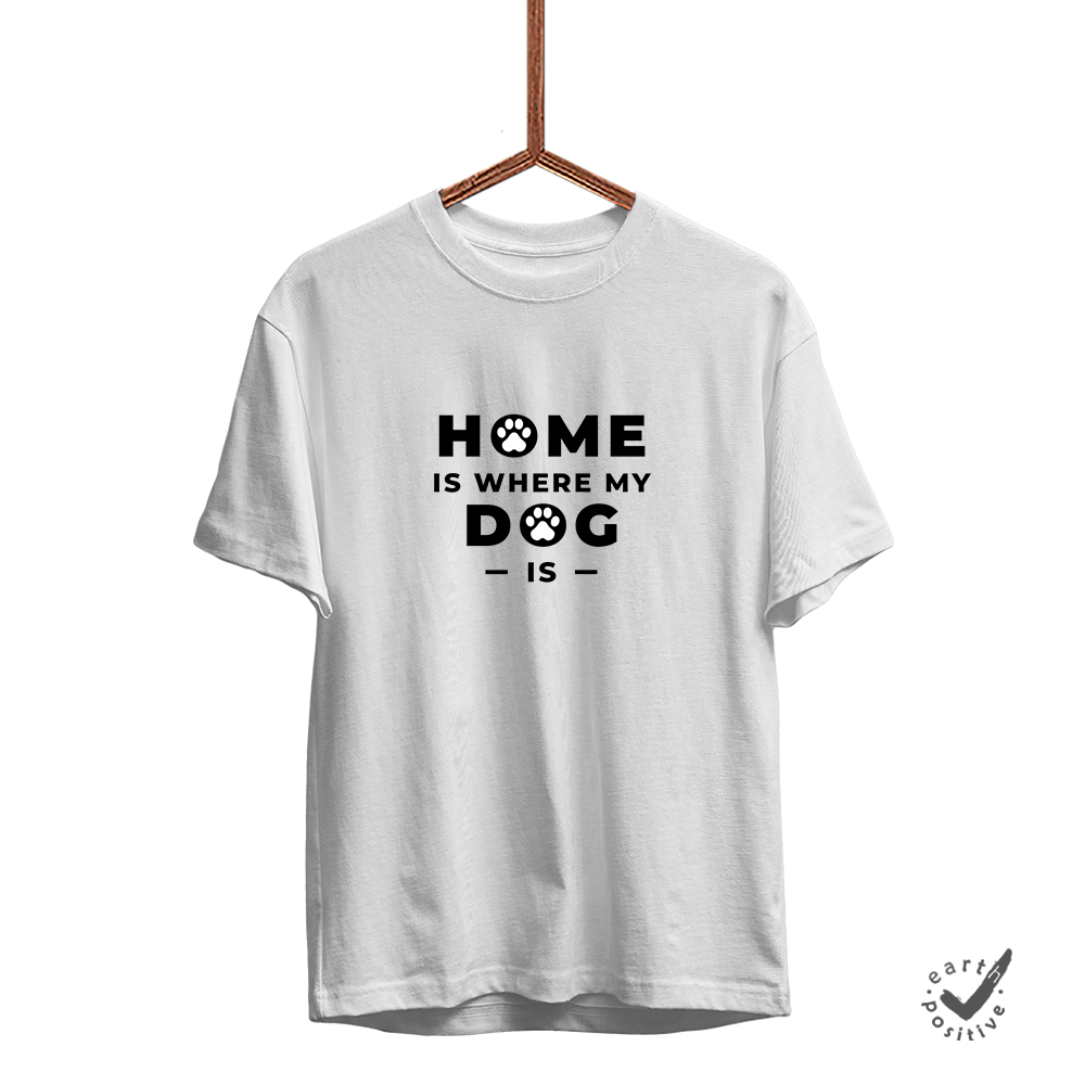 Herren T-Shirt Home is where my Dog is