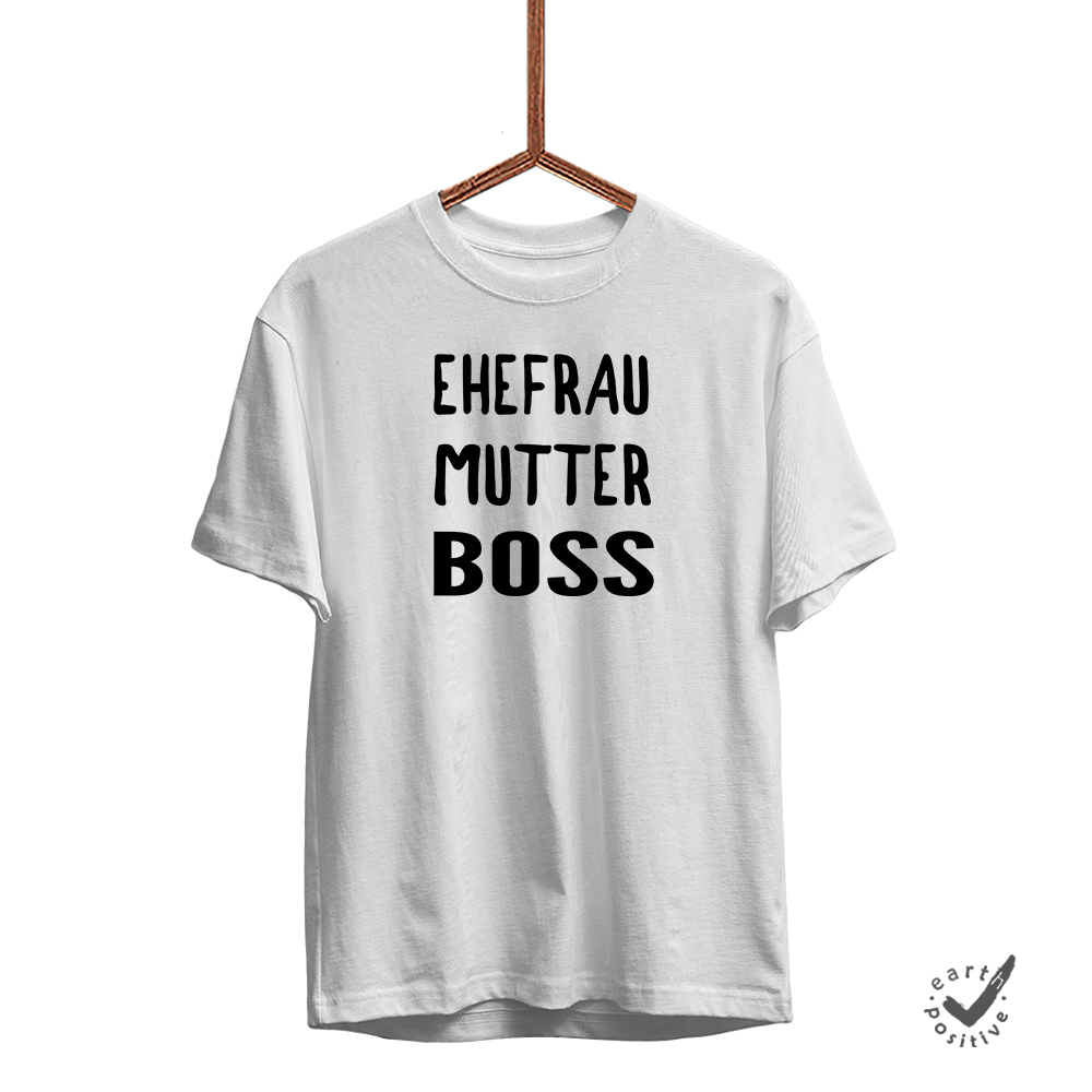 Herren T-Shirt Ehefrau Mutter Boss