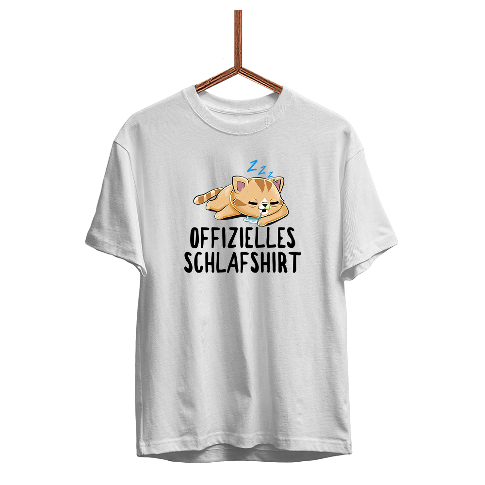 Herren T-Shirt Offizielles Schlafshirt