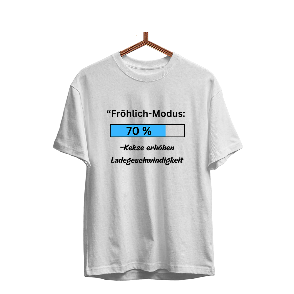Kinder T-Shirt Fröhlich modus Blau