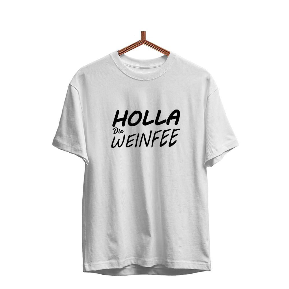 Herren T-Shirt Holla Die Weinfee
