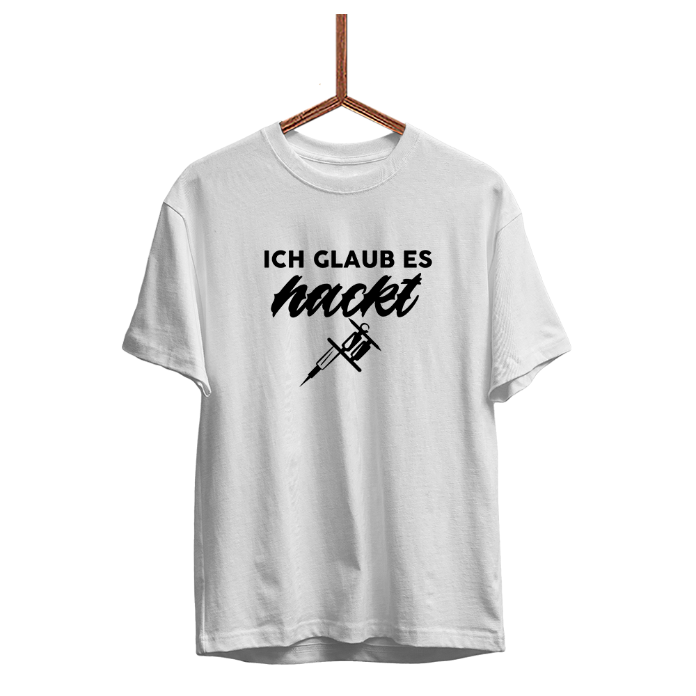 Herren T-Shirt Ich glaub es hackt