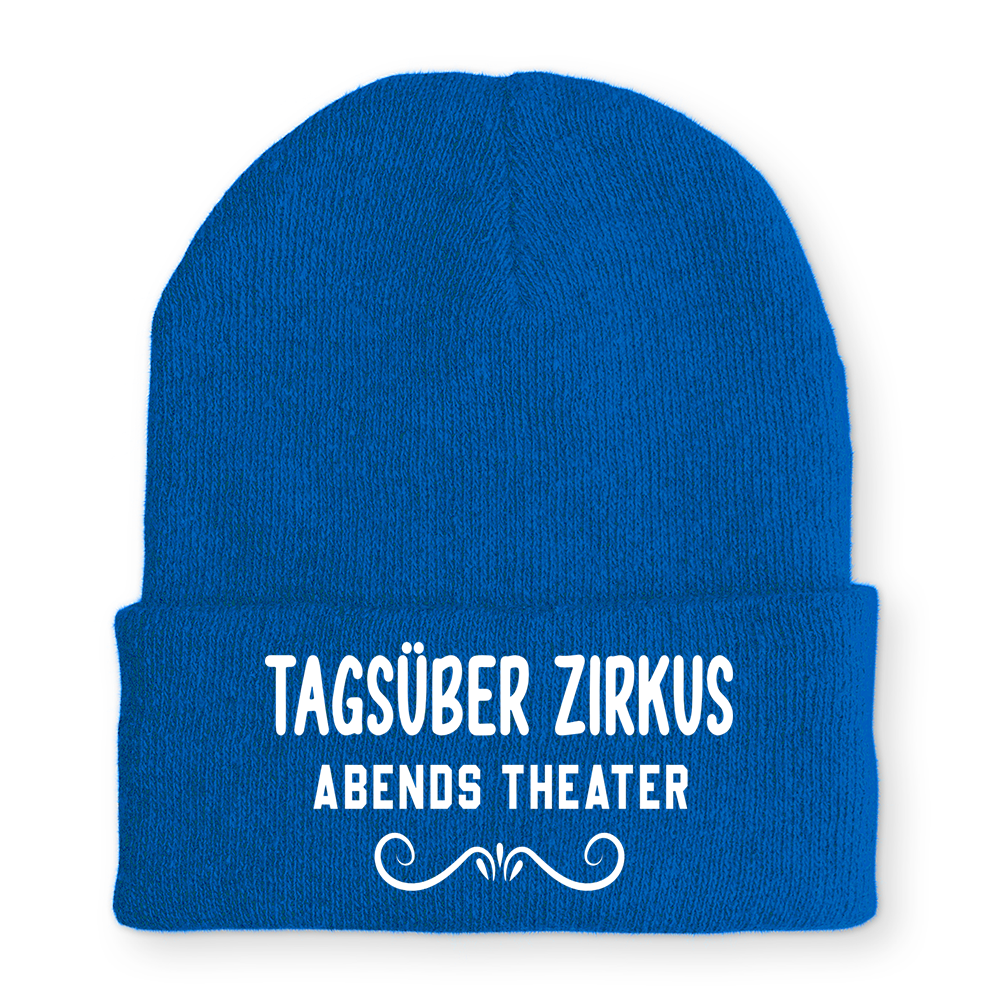 Mütze Tagsüber Zirkus Abends Theater