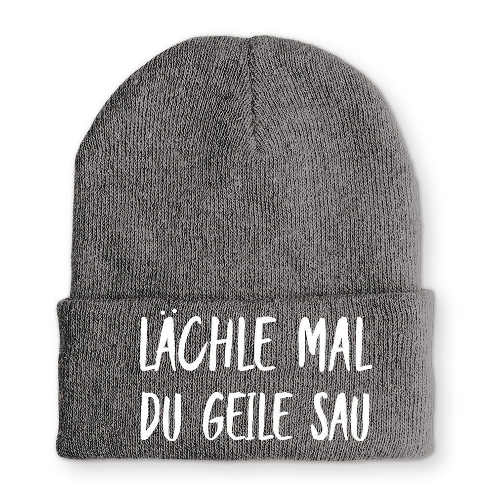 Mütze Lächle mal du geile Sau