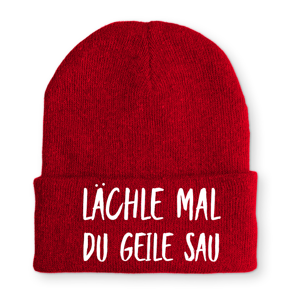 Mütze Lächle mal du geile Sau