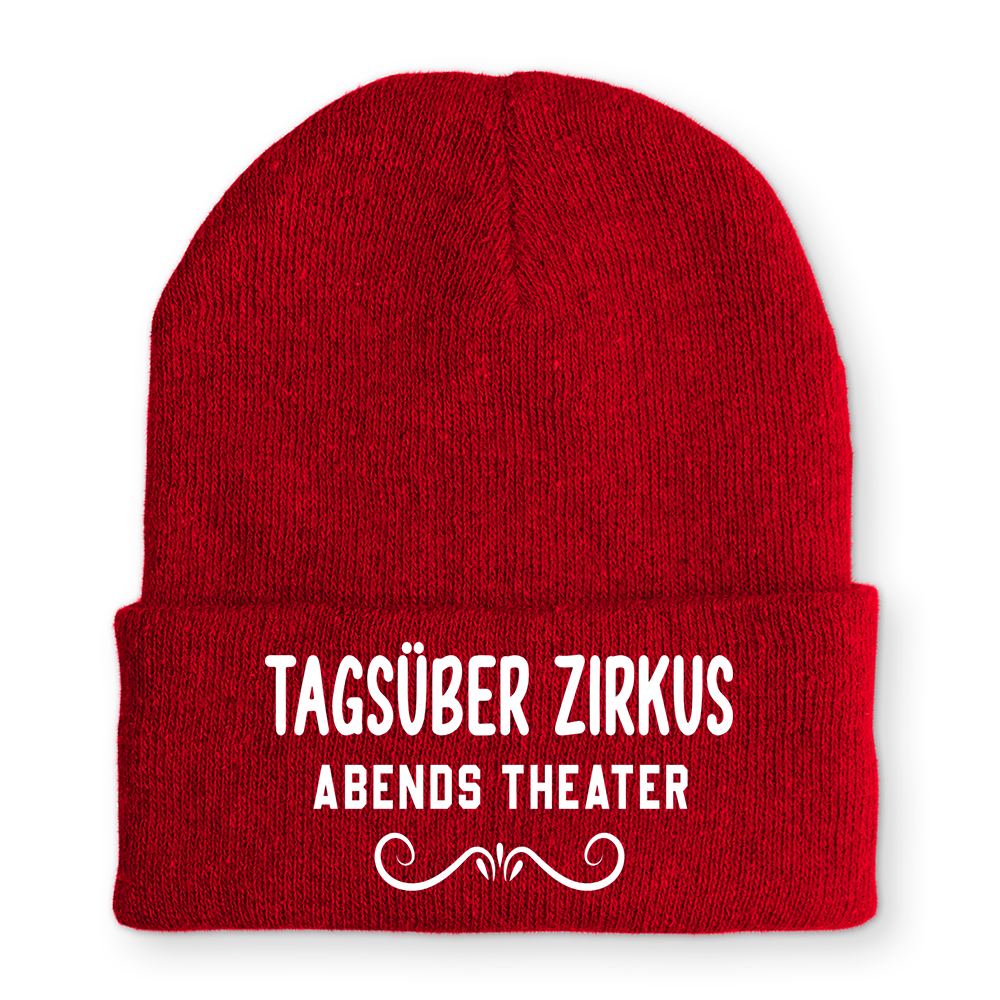 Mütze Tagsüber Zirkus Abends Theater