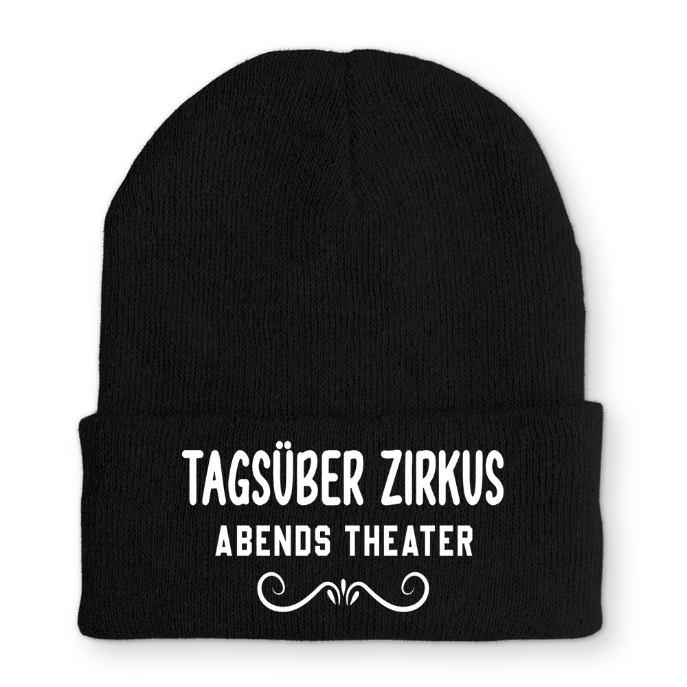 Mütze Tagsüber Zirkus Abends Theater