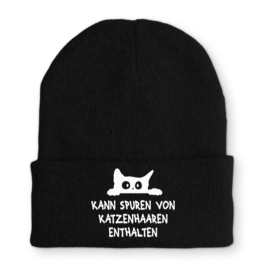 Mütze Kann spuren von Katzenhaaren enthalten