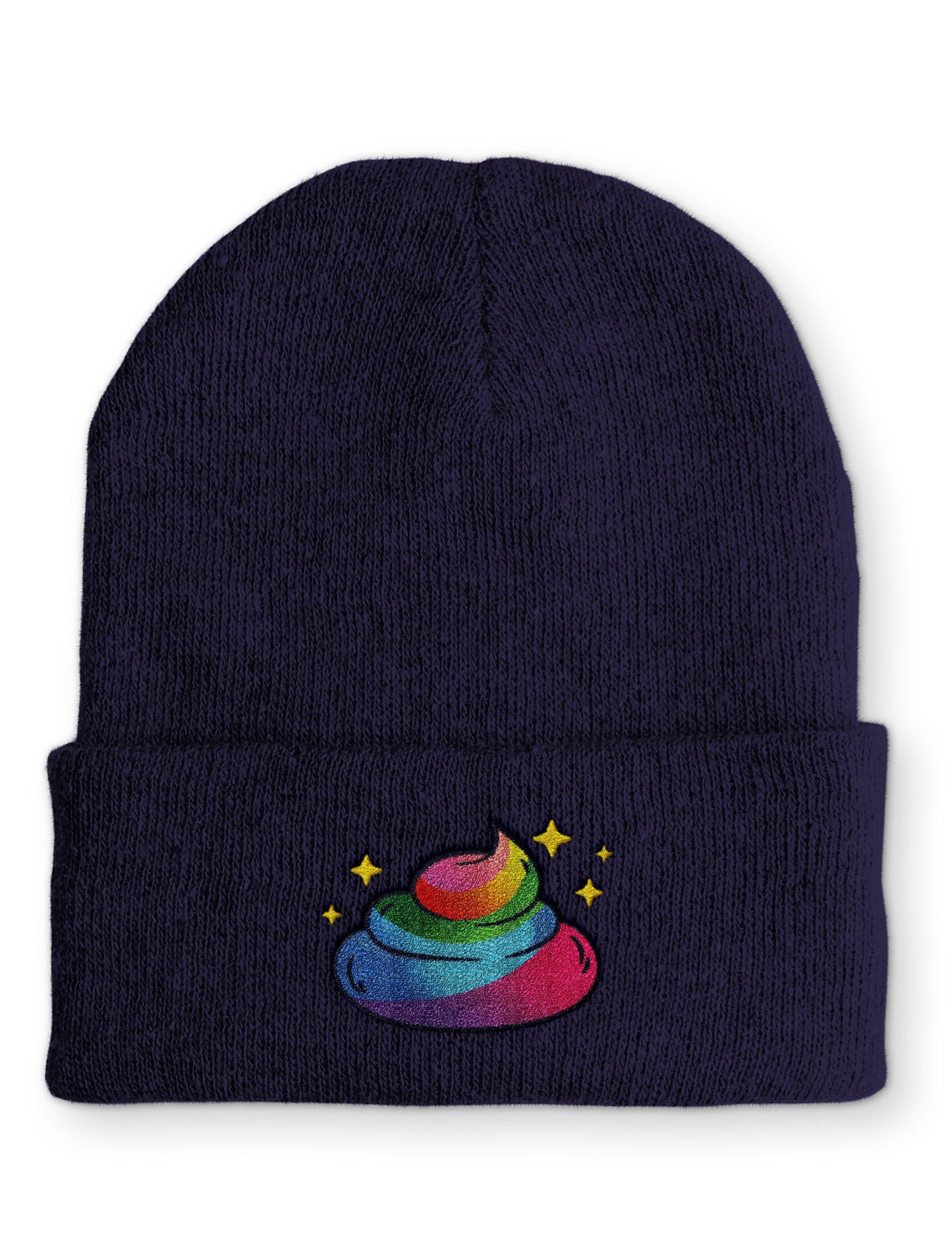 Einhorn Poop Statement Beanie Mütze mit Spruch