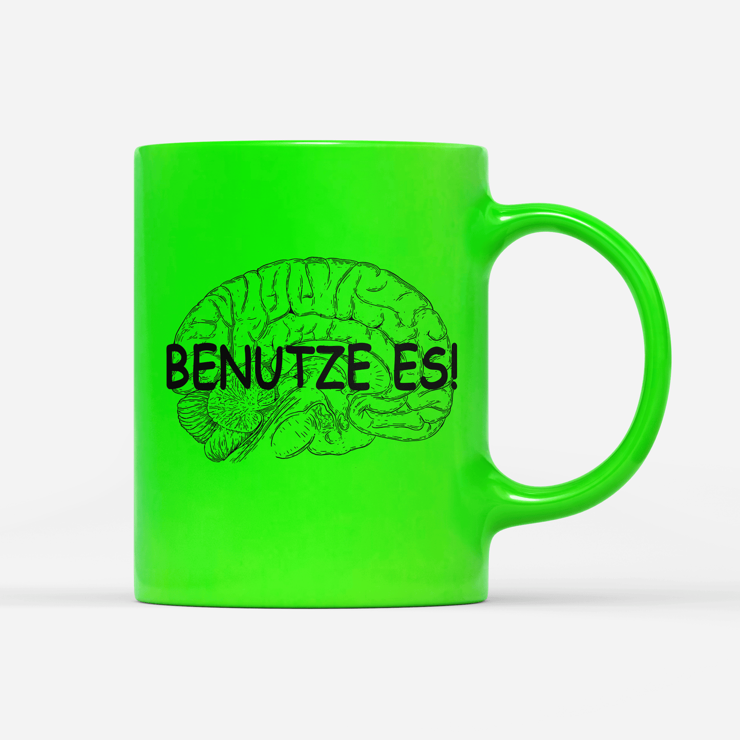 Tasse Neon Benutze Es