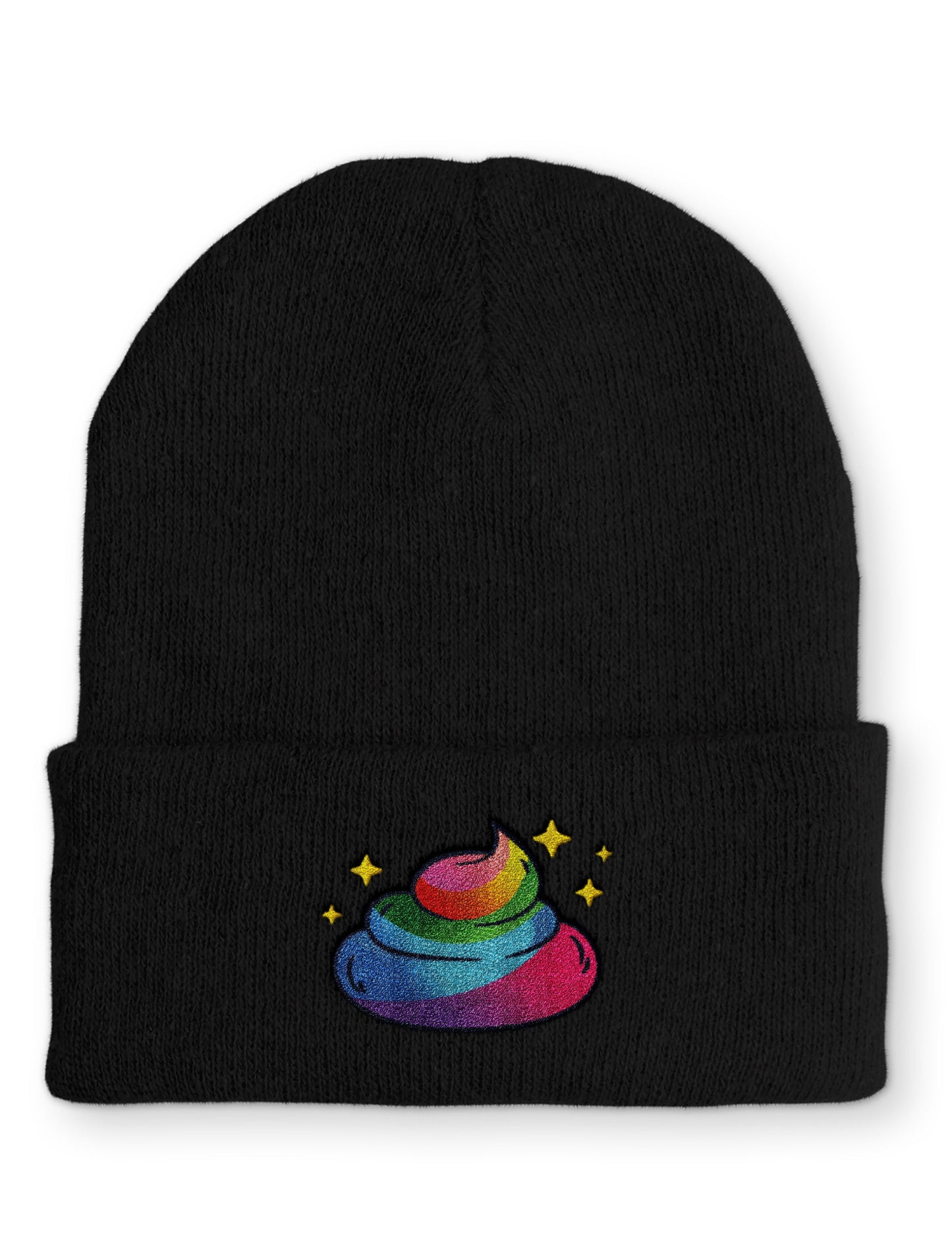 Einhorn Poop Statement Beanie Mütze mit Spruch