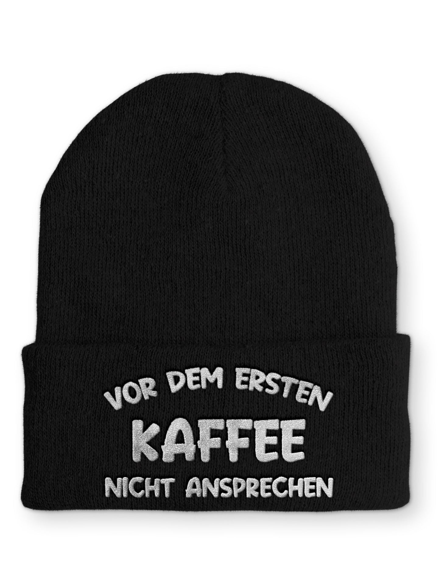 Mütze Vor dem ersten Kaffee nicht ansprechen Wintermütze Beanie
