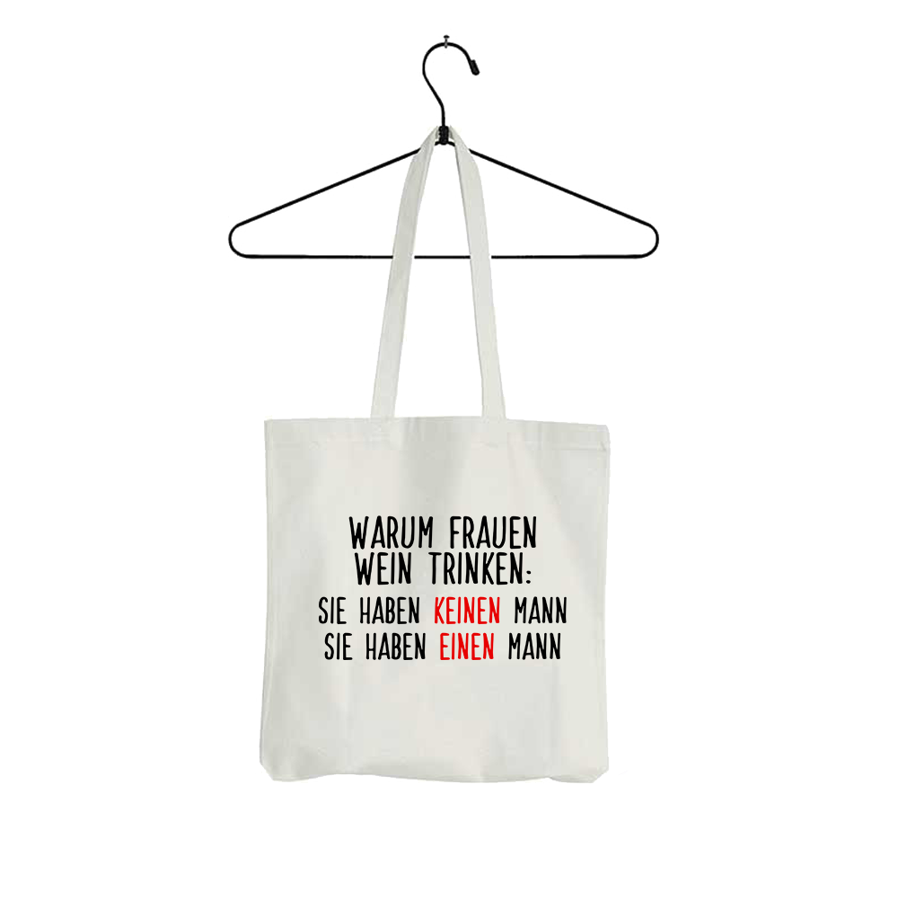 Tasche Warum Frauen Wein trinken