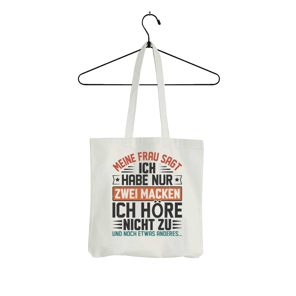 Tasche Ich habe nur zwei Macken