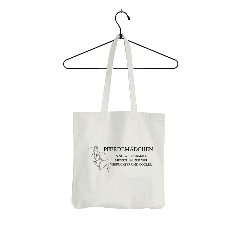 Tasche Pferdemädchen sind wie normale menschen nur viel Verrückter