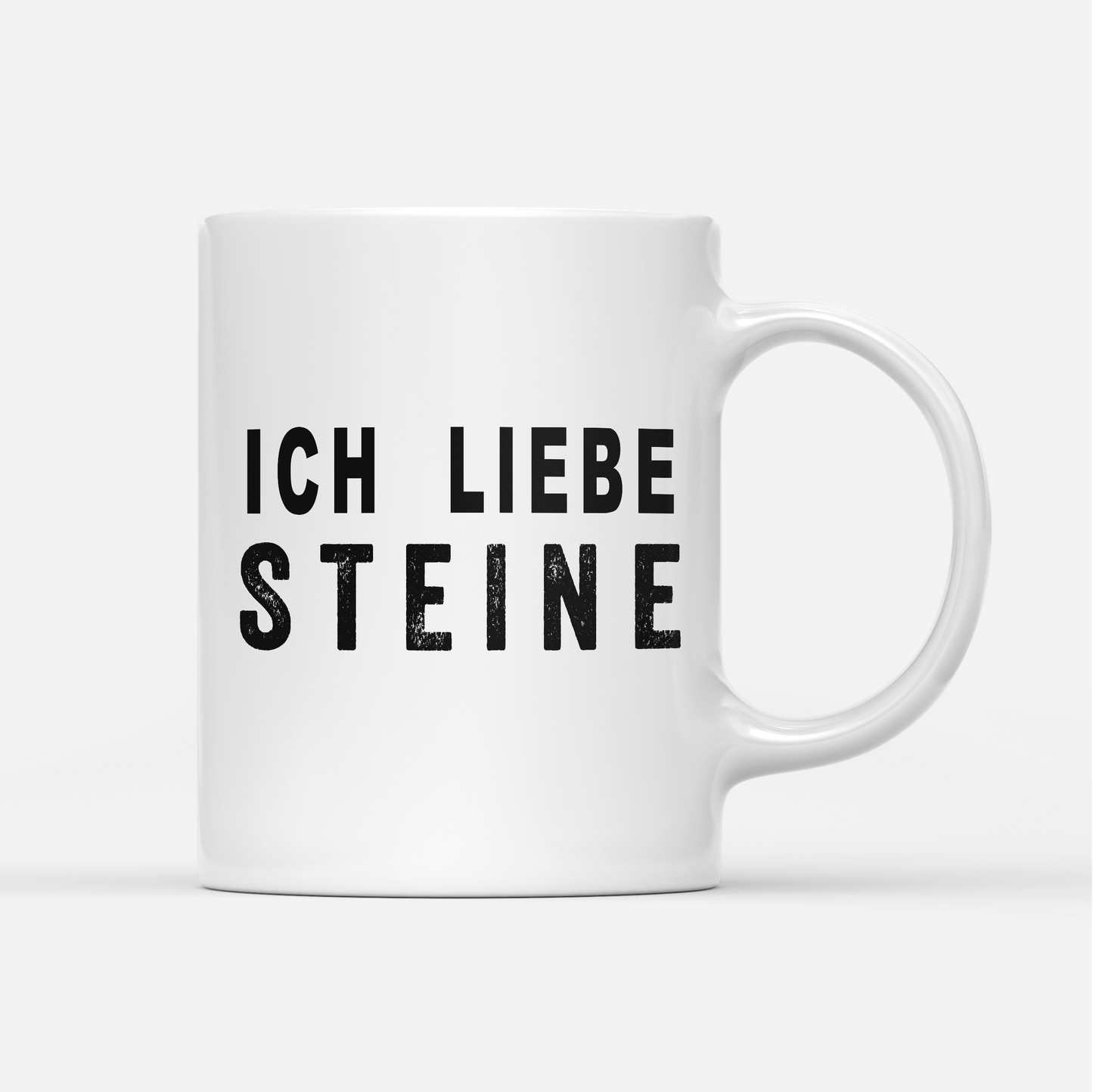 Tasse Ich liebe Steine