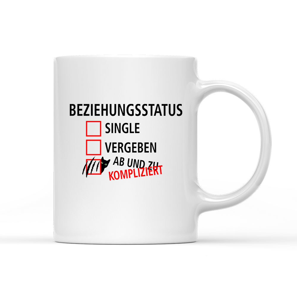 Tasse Beziehungsstatus kompliziert