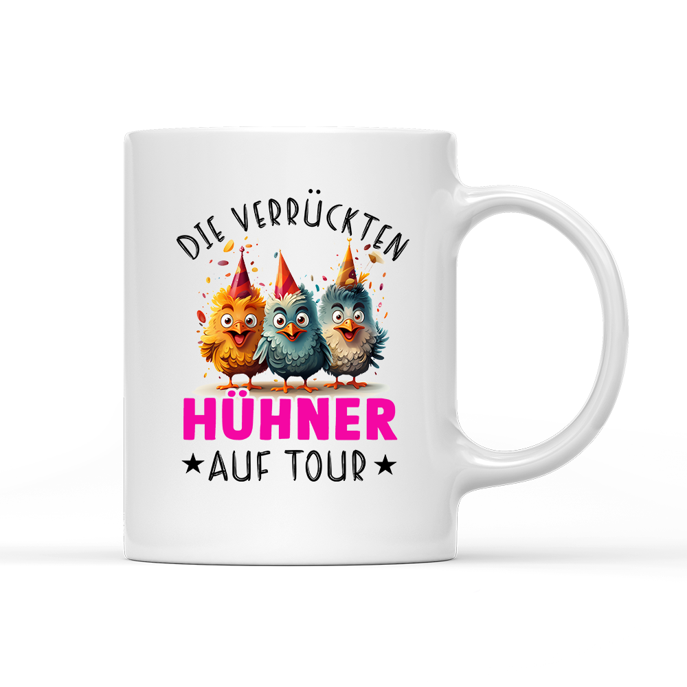Tasse Verrückte Hühner