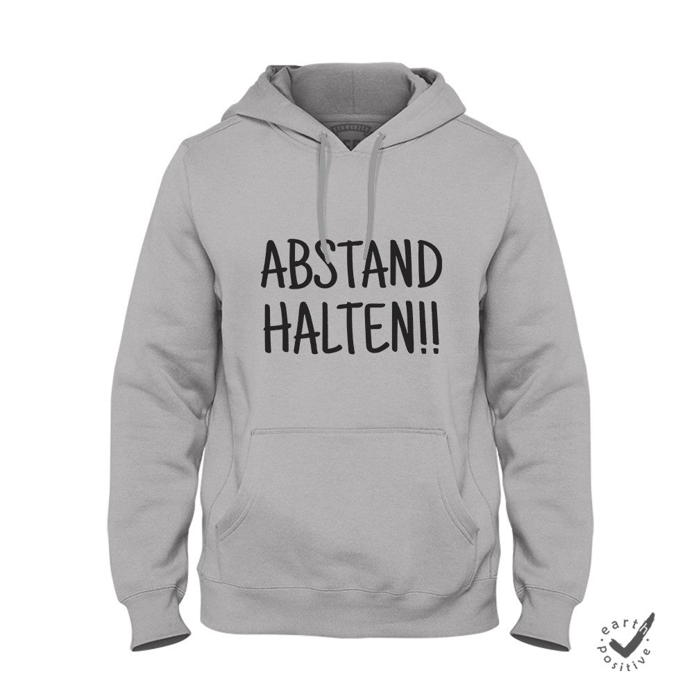 Hoodie Unisex Abstand halten