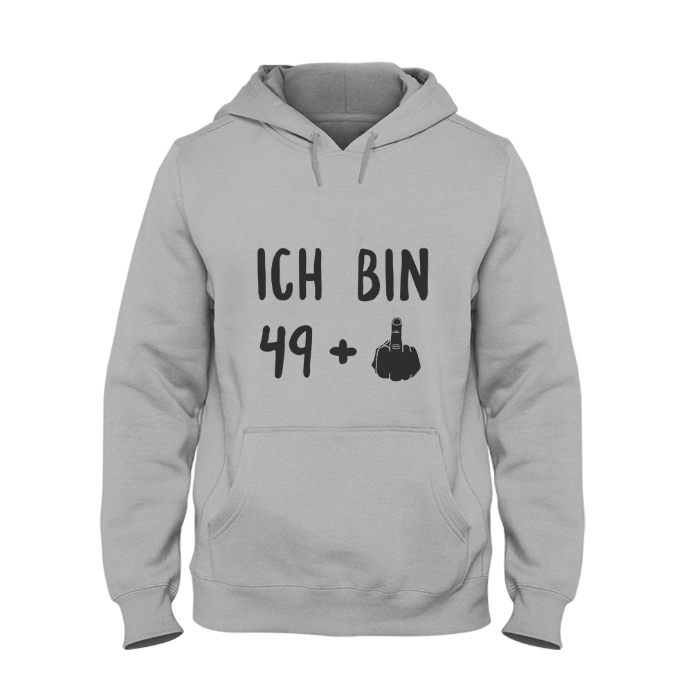 Hoodie Ich bin 49+