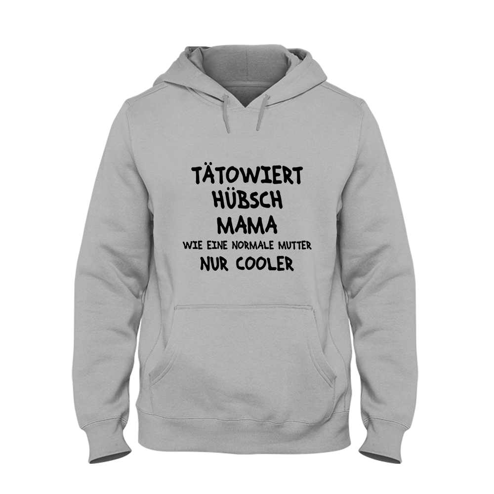 Hoodie Unisex Tätowiert Hübsch Mama