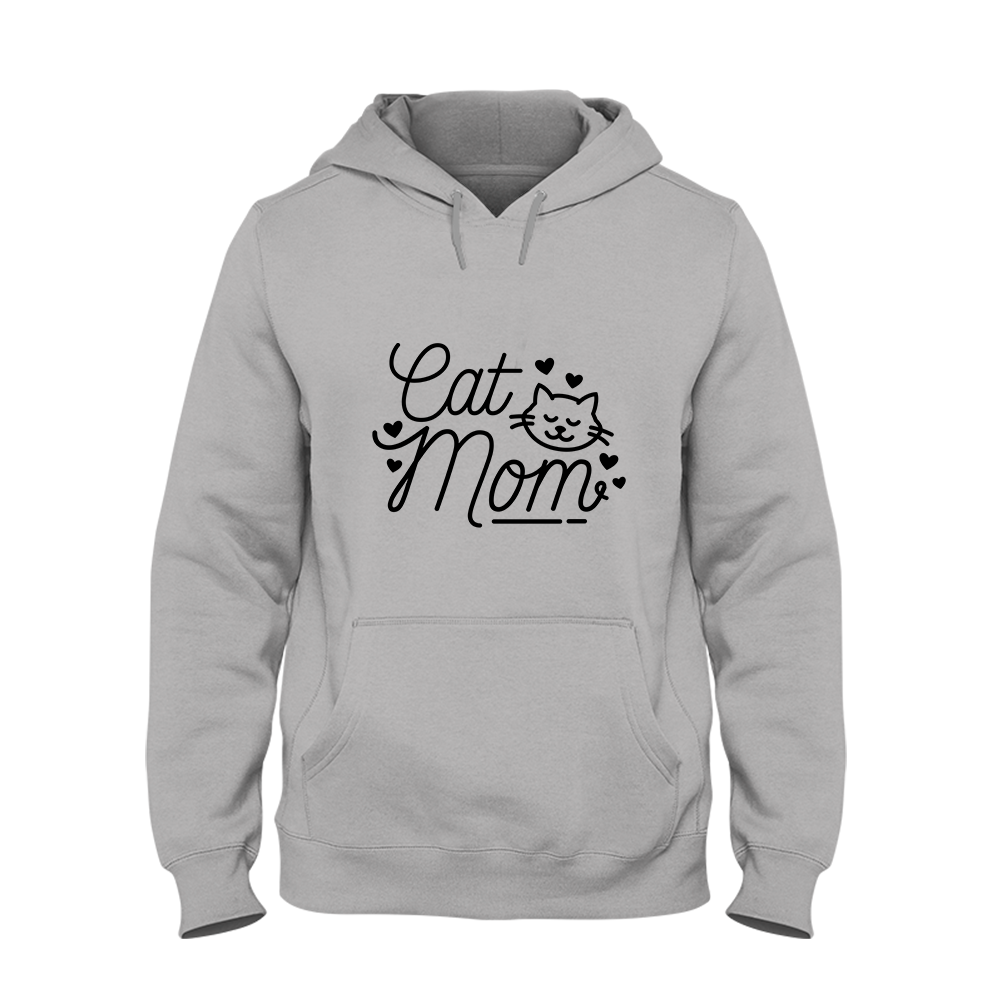 Hoodie Unisex Cat Mom