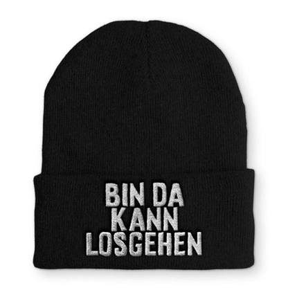 Mütze Bin da kann losgehen