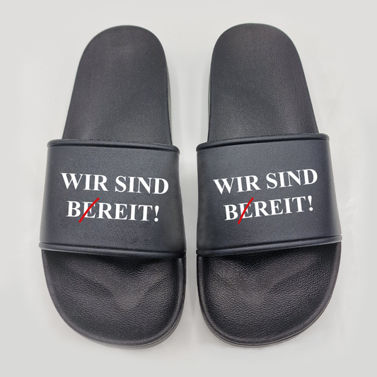 Badeschuhe Wir sind bereit