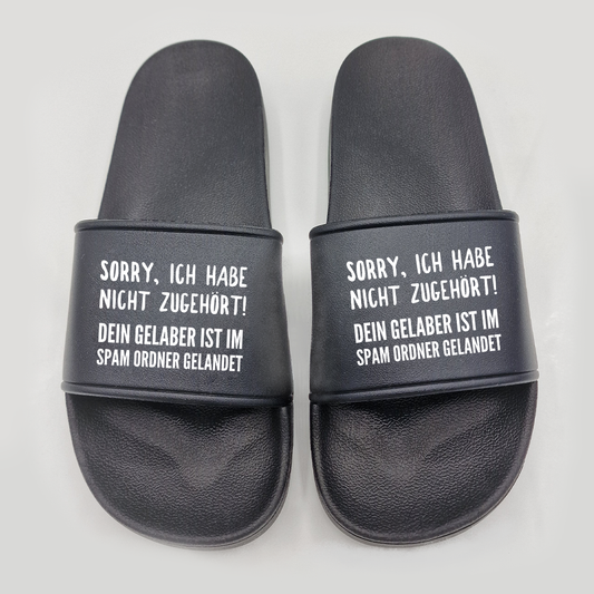 Badeschuhe Sorry ich habe nicht zugehört