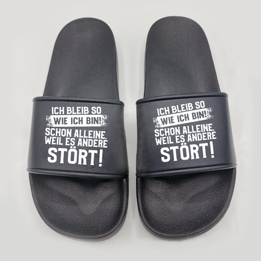 Badeschuhe Ich bleib so wie ich bin