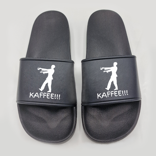Badeschuhe Zombie Kaffee