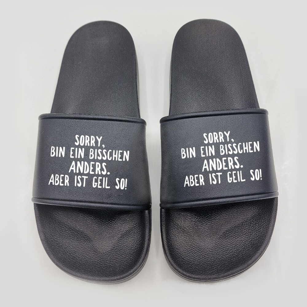 Badeschuhe Ein bisschen anders
