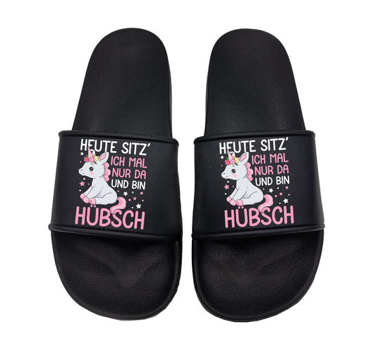 Badeschuhe Heute sitz ich mal nur da und bin hübsch