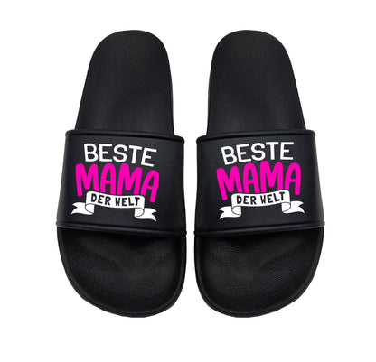 Badeschuhe Beste Mama der Welt / Bester Papa der Welt SET