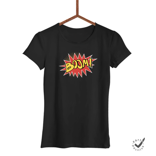 Damen T-Shirt Boom