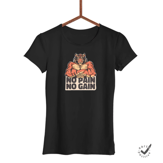 Damen T-Shirt No Pain No Gain